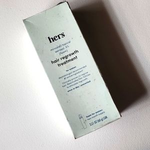 NWT Hers hair regrowth treatment for thinning hair